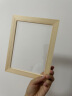 维佳 实木相框摆台挂墙画框装裱框A4拼图框创意框定制油画框照片框 原木色 7寸（可放12.7*17.7厘米） 实拍图