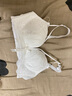 雅姿花白色内衣女无钢圈小胸聚拢胸罩调整型收副乳性感蕾丝纯欲少女文胸 白色 L 36/80(AB通杯约2.5CM) 实拍图