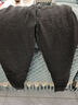 花花公子保暖裤男棉裤男棉毛裤绒裤加绒加厚加绒护膝打底裤秋冬深麻灰L 实拍图