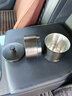 B&y 304不锈钢烟灰缸 加高加厚烟缸 防风车载烟盅 厚料时尚酒吧烟缸 255单支 304单支黑色加盖 实拍图