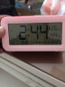 凯然（KAIRAN）多功能闹钟学生用起床神器电子闹铃床头时钟智能儿童温度计钟表 【三组闹钟*加大音量】-粉色 实拍图