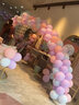 倍欢喜 马卡龙气球儿童生日周岁派对场景卡通装饰网红婚庆婚礼汽球布置  马卡龙混色50只装 实拍图