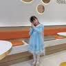 蓓然美爱莎公主裙春夏2026艾莎网纱裙女童连衣裙儿童聚会服生日礼物 蓝裙+披纱 110 实拍图