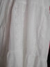 冰依琳新款法式气质仙女裙中长款小个子白色修身微I胖显瘦收腰连衣裙女 白色 L 建议107-116斤 实拍图