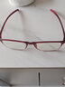 夕阳红防蓝光老花镜男女中老年人全框TR90超轻老花眼眼睛老光中老人眼镜 E9004R红色 150度 建议50-54岁 实拍图