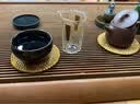 一纪（KAZUNORI） 日式丝瓜络隔热杯垫紫砂壶垫天然藤编茶壶托干泡茶垫茶道配件 藤编杯垫（13cm）6片 实拍图