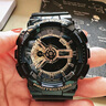 卡西欧（CASIO）G-SHOCK 魔金双显 防水防震运动手表 学生手表 GA-110GB-1ADR 实拍图
