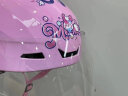 易酷达可爱超轻300克儿童头盔女孩男孩户外运动骑行自行车小孩安全帽 可爱熊猫-珍珠白（送收纳袋） XS码(49-54cm) 实拍图