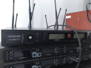 得胜（TAKSTAR）TS-8807TT 一拖二无线麦克风 U段鹅颈式会议无线话筒 主持演讲培训广播专用  黑色 实拍图