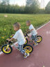 荟智（whiz bebe）儿童滑行车 平衡车 滑步车 竞速款 充气胎  儿童学步无脚踏滑行车HP1208-M105黄色 实拍图