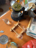 正扬懒人玻璃自动茶具套装家用办公磁吸泡茶神器整套功夫杯茶壶三件套 自动(楼阁)六色+茶罐+杯架 实拍图