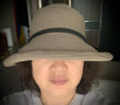SOMUBAY赫本风遮阳草帽女复古可折叠盆帽渔夫帽子太阳帽凉帽太阳帽母亲节 CM-324 灰咖色 可调节(56-58cm) 实拍图