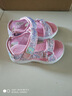 Skechers斯凯奇女童包头凉鞋夏季童鞋儿童公主鞋婴儿魔术贴闪灯鞋302965L 实拍图