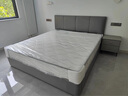 顾家家居（KUKA）布艺床主卧大床双人床1.8米x2米9052云影灰储物+轻氧垫+床头柜*1 实拍图