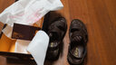 老人头凉鞋男夏季新款男士沙滩鞋拖鞋男按摩软底凉皮鞋男 01深棕色 40 实拍图