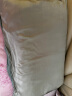 京东京造 桑蚕丝枕套 6A级桑蚕丝 丝绸纯色枕头套 单只 48*74cm湖绿色 实拍图
