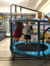 迪步（DIBU）蹦蹦床儿童家用蹦床室内成人运动健身弹跳床 1.4米 直径带单杠吊床沙袋/蓝外罩 实拍图