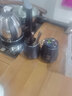 矜瓷 茶具配件茶道六君子套装茶刀茶勺茶夹竹茶针工具配件摆件泡茶艺 08黑陶茶字六君子+茶洗+茶叶罐 实拍图