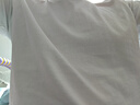 真维斯（JEANSWEST）纯色短袖T恤男夏季修身弹力t恤上衣潮牌显瘦男士打底衫休闲上衣男 纯色白T恤 M 实拍图