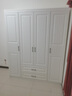 劲艺【包安装】劲艺 衣柜 实木质简易卧室家具白色对开门大衣橱可定制 两门主柜（长80深50高200） 实拍图