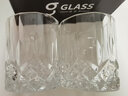 格娜斯威士忌酒杯家用欧式水晶玻璃洋酒杯酒吧创意钻石啤酒杯酒具套装 罗马款290ml 2支装 实拍图