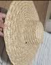 百舸草帽防晒遮阳户外大沿手编工地环卫透气直径48cm 1个 CW169232 实拍图