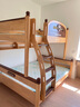 LINSY KIDS林氏家居儿童床上下床高低床儿童房高低铺上下铺全实木LH064A1-A 高低床+书架+101A上下床垫 1500mm*1900mm 实拍图