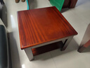 洛来宝公茶几双层茶几木质方茶几配套沙发茶几组合 茶几桌 60*60*45cm 实拍图