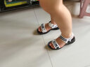 回力女鞋透气凉鞋新款夏季学生百搭平底时尚一字带仙女风沙滩鞋 米色 38 实拍图