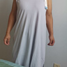 ubras【特卖】云棉带杯带胸垫背心裙女睡衣女连衣裙透气睡裙家居服 【经典款】柔灰紫色-带杯 XL 实拍图