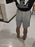 宝梵图联名小熊短裤男春夏季薄款宽松直筒五分韩系休闲五分沙滩裤 NA灰色 2XL 实拍图