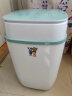 小鸭3.5公斤小型半自动单桶迷你洗衣机 婴儿小洗衣机 内衣裤洗衣机小型 抹茶绿 XPB35-1708 实拍图