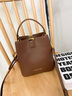 纪诗哲轻奢品牌包包女包女士水桶包手提包单肩斜挎送妈妈老婆生日礼物侈 咖啡色 38女神节妇女节礼物 实拍图
