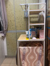 乐活时光卫生间置物架马桶置落地物架厕所浴室翻盖滚筒洗衣机多层卫浴架子 2层马桶置物架【白色】 实拍图