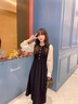 蝶娇诺小香风连衣裙子秋季女装慵懒风穿搭女套装学院风气质显瘦御姐纯欲 学院风假两件 M【100-110】 实拍图