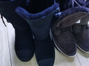 AU&MU澳洲雪地靴女冬季保暖皮毛一体加绒防滑大棉鞋魔术贴羊毛短筒女靴 巧色 【羊皮毛一体】182 39 实拍图