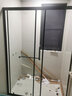 箭牌（ARROW）淋浴房干湿分离玻璃隔断家用浴屏浴房浴室简易一字型卫生间淋浴屏 1.5-1.59m 第九代【双阻尼缓冲】镜光 实拍图