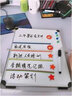 富尼桌面小白板支架式折叠便携磁性挂式写字板儿童涂鸦板可擦写迷你画板办公家用留言板展示黑板立式记事板 25*25【单面黑款不带夹子】 实拍图