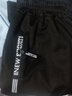 潮西登工装休闲裤男夏季工作裤男直筒耐磨休闲裤男工地裤子男加肥松紧腰 K53直通黑色常规 5XL 实拍图