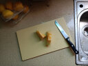 YOSHIKAWA菜板砧板水果板案板塑料擀面板耐磨树脂易清洗防霉防滑 350*205*13 实拍图