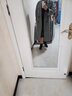 深呼吸DEEP BREATH女装翻领中长款过膝羊毛双面呢子大衣外套女A400619 灰 M (3码) 实拍图