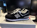 新百伦男鞋官方秋冬透气网面运动鞋子女鞋休闲情侣N字574阿甘复古跑步鞋 574黑色升级版 升级版 44 实拍图