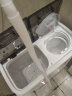 上海洗衣机半自动家用大容量小型双桶双缸波轮双筒宿舍双杠 4.5公斤【品质电机+全国联保+小型】 实拍图