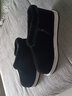 红青百年棉鞋男加绒加厚高帮老棉鞋防滑爸爸鞋老北京居家办公室保暖冬鞋 黑色【拉链款】 40 适合38的脚 实拍图