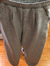 乔丹QIAODAN加绒运动裤女休闲裤子女秋冬季保暖束脚裤跑步加绒卫裤女 灰花灰-332B-加绒款 XL 实拍图