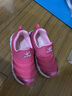 巴布豆（BOBDOG）毛毛虫童鞋秋冬季男童软底休闲鞋儿童运动鞋女 玫红 30 适合脚长18.5cm 实拍图