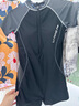 李宁（LI-NING）游泳衣女士专业连体竞速保守休闲训练遮肚显瘦大码泡温泉装备 黑灰 M 【身高155-160体重45-50】 实拍图