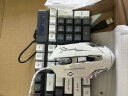 现代翼蛇 MK835 有线拼色键鼠套装 单色背光游戏办公 机械手感键盘悬浮键帽设计 防尘防溅洒 回弹快 灰白色 实拍图