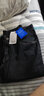 真维斯（Jeanswest）牛仔裤男2025秋冬潮牌直筒时尚猫须青年休闲男士长裤黑色34 实拍图