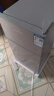 韩国现代（HYUNDAI）迷你冰箱小 冰箱小型电冰箱双门家用宿舍冷冻冷藏节能 76L/升 银色【一级能效】【3天约一度电】 实拍图